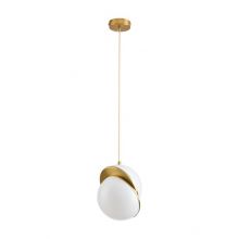 Orbita oprawa wiszaca E27 15W biało/złota